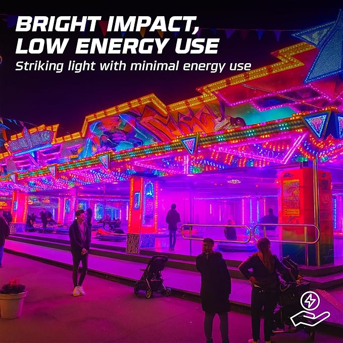 OHLECTRIC 10 Pack - S11 Ceramic Blue Night Bulbs | Dimmable | 7.5W Incandescent Light Bulb with E26 Medium Base | 40 Lumens Brightness | 2700K Warm White Light for Home Illumination