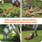 40V 3000mAh Replace Long-Lasting Battery for Black and Decker 40V Lithium Battery, High-Capacity Compatible with Black and Decker 40 Volt Power Tools & LBX2040 LBXR2036