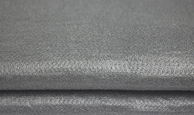 High Temp 12"X24"X1/4'' 6MM Thickness Felt Carbon Fiber Welding Blankets Black (12''x24''x1/4'')