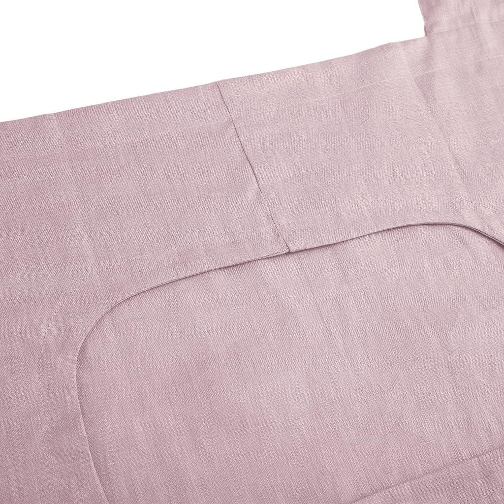 Amazhiyu 100% Linen Door Hanging Laundry Hamper Bag, 19x27 Inches Pink