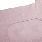 Amazhiyu 100% Linen Door Hanging Laundry Hamper Bag, 19x27 Inches Pink