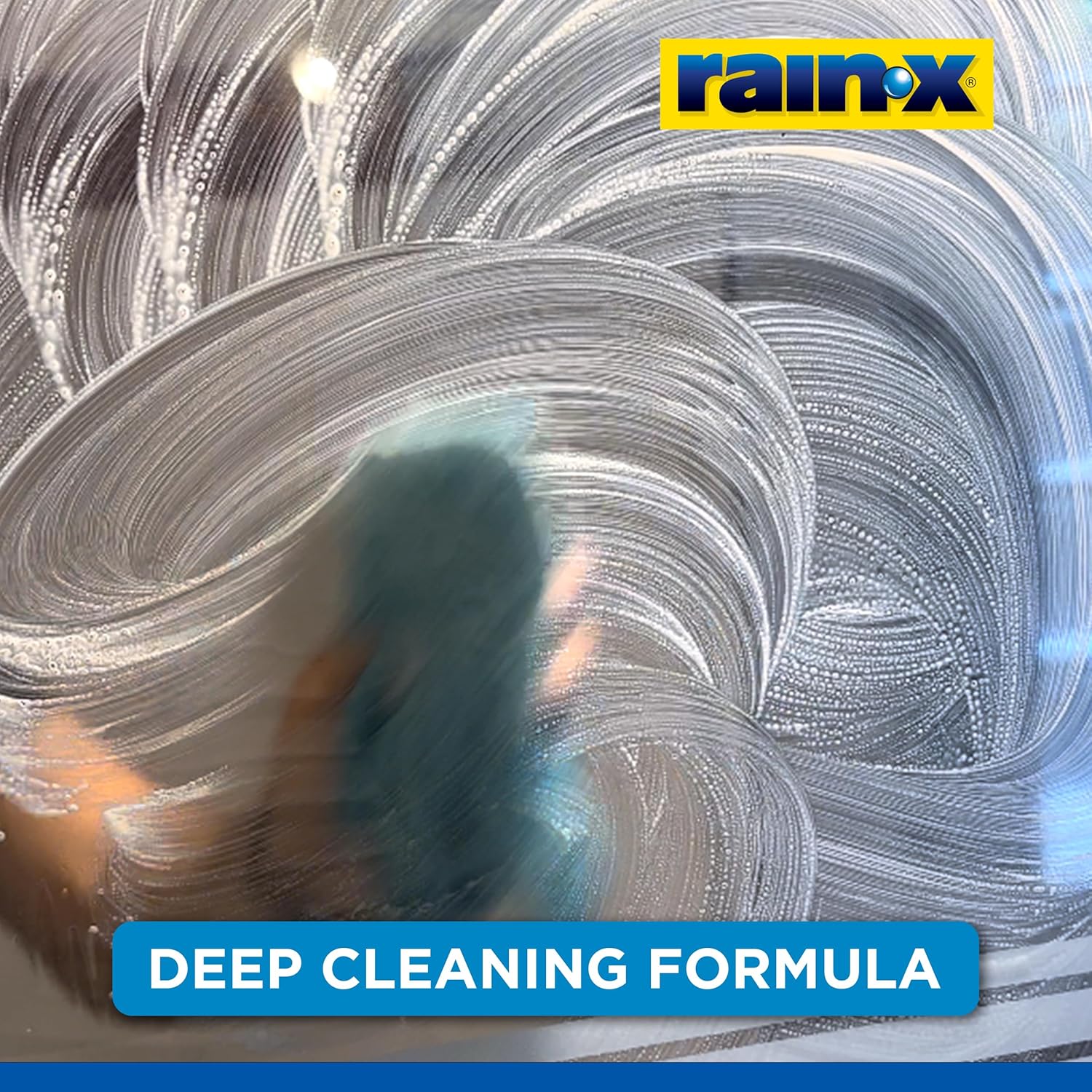 Rain-X 630035 X-Treme Clean Shower Door Cleaner, 12 Fl. Oz, Formulated To Clean Glass Shower Doors - Easy To Use, Removes Soap Scum, Dirt, Hard Water Build-up, Calcium, Lime Stains And Rust Stains