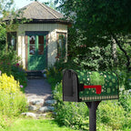 St Patrick's Day Mailbox Cover Magnetic Large Size 25.5 X 21 Inch Green Shamrock Clovers Magnetic Mailbox Covers Oversized Spring Post Letter Box Cover Wraps for Outside Garden Decor