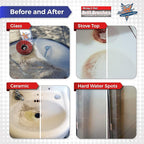 BRING IT ON! CLEANER Hard Water Spot Remover Plus 2 Drill Brush Attachments | Clean Tile and Grout | Shower Doors Cleaner | Scrub Off Mold and Mildew With Ease