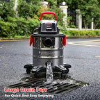 Shop-Vac 20V Wet/Dry Cordless Vacuum, 5 Gallon, 4.7 Peak HP, 10kPa Strong Suction & Blower, Portable Shop Vacuum, 4.0A Battery Powered Shop Vac for Car, Home and Garage