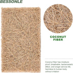 24 Pack Natural Scrub Kitchen Sponges - Coconut Husk Non Abrasive Scouring Pads - Multipurpose Scrubbing for Dishes - Heavy Duty Dishes, Pan and Pot Scrubbers for Kitchen Non Scratch