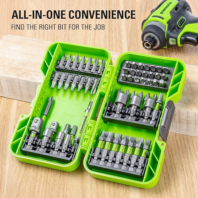 Greenworks 70 Piece Impact Rated Driving Set