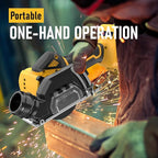 3" Cordless Cut Off Tool Compatible With DeWalt 20V MAX Battery(NO Battery) Mini Circular Saw Brushless Compact with 3" Blades,19000RPM,Removable Dust Cover for Metal/Wood/Tile/Plastic