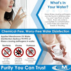 APPLIED MEMBRANES INC. Solapur Whole House Ultraviolet Water Purifier UV Sterilizer for Point of Entry Drinking Water Purification | 11 GPM | Helios Series UV-SPH-11