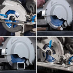 Evolution Power Tools 185BLADEST Steel Cutting Saw Blade, 7-1/4-Inch x 40-Tooth , Blue