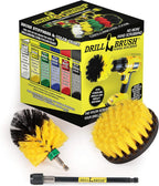 Bathroom Accessories - Cleaning Supplies - Drill Brush - Grout Cleaner - Shower Cleaner - Scrub Brush for Shower - Tile Cleaning Brush - Bathroom Cleaning Tools - Drill Brush Attachment Set - Bathtub