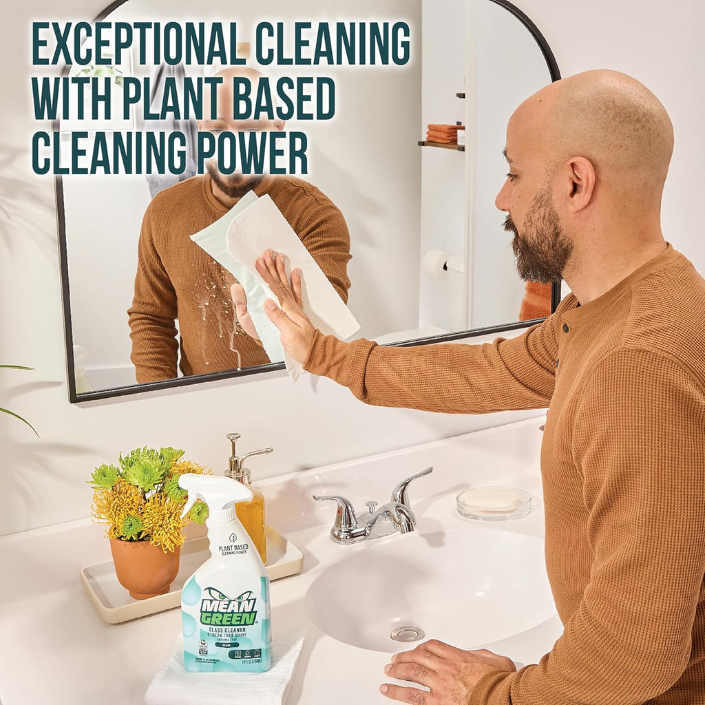 Mean Green Non-Contentrate Ready-to-use - Glass Cleaner - Streak Free Shine - Ammonia Free 3ct
