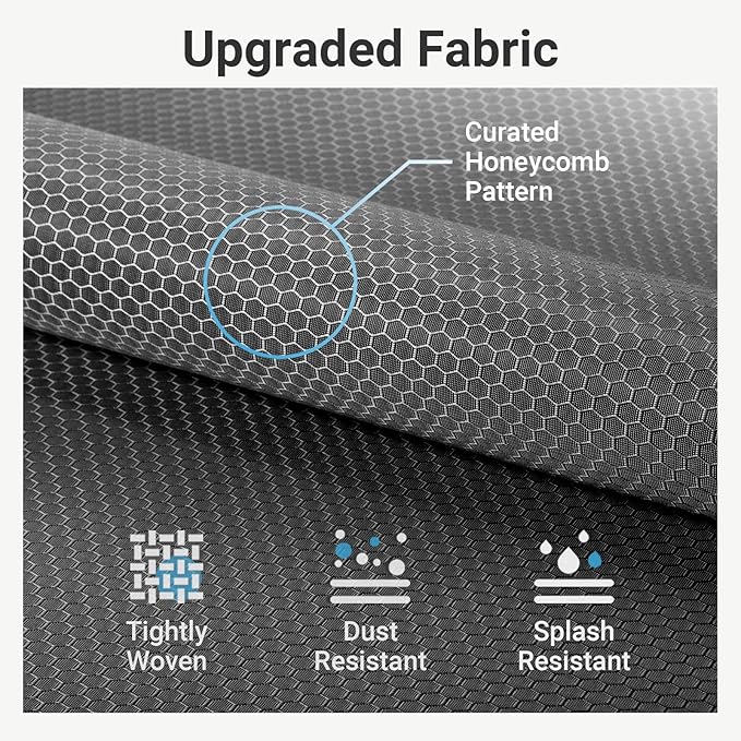 VIPEK R3C Rolling Clothes Rack with Cover Portable Closet for Hanging Clothes, Heavy Duty Garment Rack Clothing Racks with Wheels& Hanging Rod, Black Racks with Grey Upgraded Polyester Cover