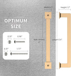 FILTA 5 Inch(128mm) Hole Centers Champagne Bronze Cabinet Pulls(Set of 10),Champagne Cabinet Pulls Zinc Alloy Kitchen Cabinet Handles Cabinet Hardware for Cabinets Cupboard Drawer