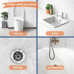 8 Pack 25inch Drain Snake Clog Remover, Drain Hair Remover, Sink Snake Drain Auger Cleaner Tool For Bath Tub, Toilet, Kitchen Sink, Sewer