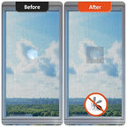 Grey Screen Repair Tape, 2" X 180" (15FT) Window Screen Door Repair Kit, Strong Adhesive Fiberglass Patch Tape Mesh