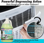Nature's Freedom AC Coil Cleaner – 1 Gallon No Rinse Coil Cleaner for Air Conditioners, Mini Splits, Heat Pumps & Window Units – Non-Foaming, Metal-Safe Formula