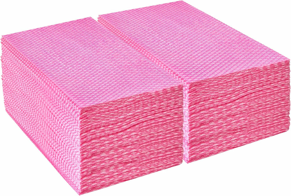 JEBBLAS 100 Ct Foodservice Cleaning Towel, Reusable Paper Towels,11.4" x 23.6" Kitchen Cloth, All Purpose Cleaning Towels, Foodservice Towel