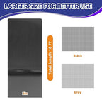 KING MOUNTAIN Black Window Screen Repair Tape,3inX10FT Heavy Duty Screen Repair Kit for Window Screen and Screen Door,Strong Adhesive & Waterproof Window Screen Patch