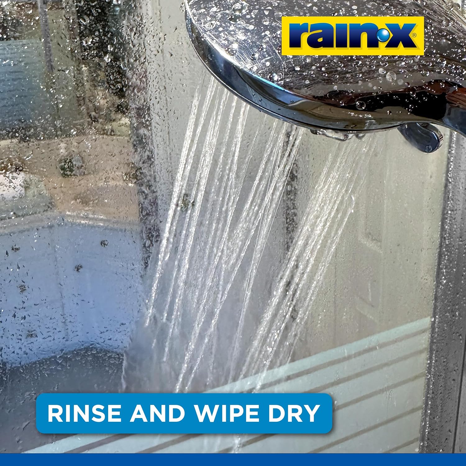 Rain-X 630544 X-Treme Clean Shower Door Cleaner, 12 Fl. Oz, Formulated To Glass Doors - Removes Soap Scum, Dirt, Hard Water Build-up, Calcium, Lime & Rust Stains (Pack of 2)