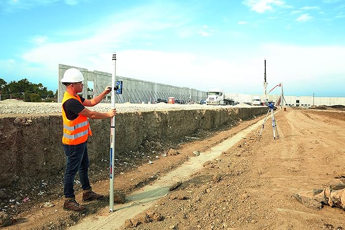 BOSCH GRL4000-80CHV REVOLVE 18V Connected Self-Leveling Horizontal/Vertical Rotary Laser, Includes CORE18V 4 Ah Battery & Charger, Receiver, Wall Mount, Remote Control, Carrying Case, & Accessories