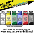 Car, Motorcycle, Truck, Boat - Cleaning Supplies – Drill Brush – Soft White Detailing Brush Kit - Car Wash - Spin Brush - Wheel Cleaner - Interior, Vinyl, Upholstery, Fabric, Leather Seat Cleaner