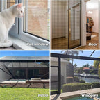 Ultra HD Window Screen – 316 Stainless Steel Durable & High Visibility Screen for Patio, Porch & Pool Areas (36" x84”)