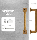 FILTA Cabinet Handles 3.75 Inch 10 Pack Antique Brass Cabinet Pulls for Kitchen Metal Drawer Pulls Modern Cabient Hardware Cupboard Handles