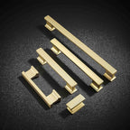 6 Pack 13.6 Inch Length|12.6 inch(320mm) Hole Center Brushed Gold Kitchen Cabinet Handles, Cabinet Pulls Kitchen Cabinet Hardware, Cupboard Pulls, Drawer Handles