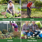 Hoe Garden Tool, 30 Inch Garden Hoe Adjustable Long Handle, 2 in 1 Garden Hoe for Weeding, Stainless Steel Weeder Tool for Yard Long Handle, Gardening Hoe for Planting, Lossening, Digging