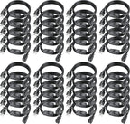 262FT（6.56FT*40） Black Extension Cord with Switch On/Off, 3 Prong Grounded Plug, Insulated & Flame Retardant,125V 375W Indoor Power Cord, UL Listed