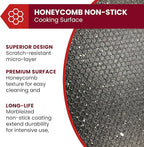 Elite Gourmet EG6203 Extra Deep 16"x13"x3.2" (10.5Qt.) Scratch Resistant, Easy Pour Spout, Dishwasher Safe, Non-stick Electric Skillet with Vented Glass Lid, Adjustable Temperature, Black