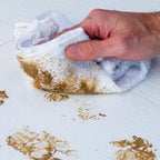 S&T INC. Multipurpose Cotton Terry Cleaning Towels for Home, Car, Automotive, and Garage Cleaning Supplies, 14 Inch x 17 Inch, White, 24 Pack