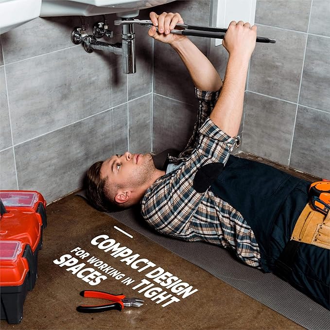 Olympia Tools 10-Inch Tongue and Groove Pliers, Straight Jaw Pliers with Cushion grip, 6 Jaw positions, 2.1" Jaw Capacity