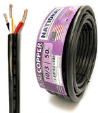 NATIONAL Wire & Cable – 10 AWG 3-Conductor Premium Copper Wire, 50 ft, Stranded | Made in USA, Heavy-Duty Flexible Jacket | Automotive, Solar, Battery, Indoor and Outdoor Use