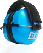 DECIBEL DEFENSE Professional Safety Ear Muffs 37dB NRR - The HIGHEST Rated & MOST COMFORTABLE Ear Protection For Shooting & Industrial Use - THE BEST HEARING PROTECTION...GUARANTEED (BLUE)