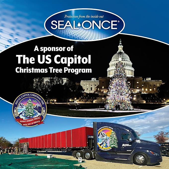 Seal-Once Nano+Poly Penetrating Wood Sealer with Polyurethane - Premium Waterproof Sealant -1 Gallon & Bronze Cedar