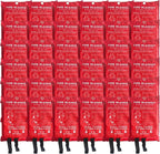 36 Packs Fire Blanket – 39.37x39.37 Inches, 1100℉ Heat Resistant, Emergency Fire Suppression Blanket for Kitchen, Home, Car, Camping – Easy to Use, Non-Toxic, Reusable, Compact & Lightweight