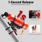 Fire Extinguisher Mount for Vehicle - Quick Release Fire Extinguisher Bracket Holder for Jeep Wrangler JT, TJ, JL, JKU, UTV, Polaris RZR, Ranger, Can-Am X3, Yamaha, ATV, Tractor – Corrosion-Resistant