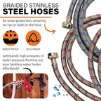 DrainX Tankless Water Heater Flush Kit with Gallon of Certified Liquid Descaling Solution for 4 Uses and 1/6HP Extra Strength Pump