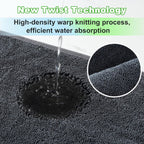 JOYMOOP Microfiber Towels for Cars, 3 Pack 35.4" x 23.6" Car Drying Towel, Dark Gray Reusable Car Towel, Quick Drying Car Microfiber Cleaning Cloth for RVs, SUVs, Trucks