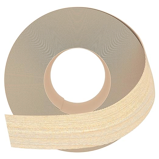 GSCIT Club Maple Edge Banding, 1 1/2 inch x 500ft roll of Veneer Edge Banding Preglued Flexible, Wood Tape Banding for Cabinet Repair Plywood