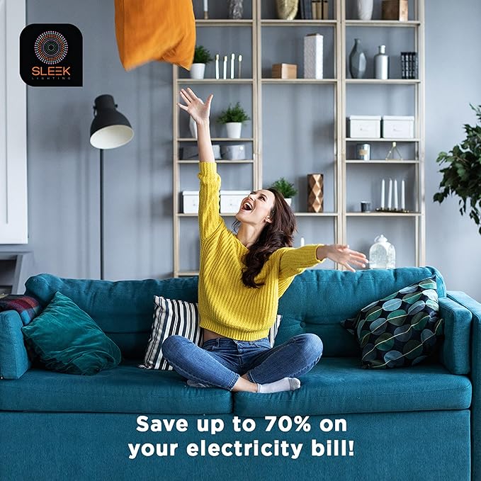 SLEEKLIGHTING 26 Watt T4 Double Tube CFL 4 pin G24q-3 Base Light Bulb 3500K 1500lm -UL Listed,Compact Fluorescent -Neutral White Light 4pack