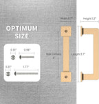 FILTA 3 Inch(76mm) Hole Centers Champagne Bronze Cabinet Pulls(Set of 10),Champagne Cabinet Pulls Zinc Alloy Kitchen Cabinet Handles Cabinet Hardware for Cabinets Cupboard Drawer