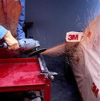 3M Welding and Spark Deflection Paper 05916, Flame Retardant, Adhesive Backing, Repositionable, 24 in x 150 ft