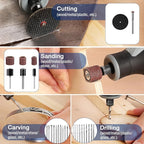 WORKPRO 476PCS Rotary Tool Accessories Kit, Rotary Tool Bits for Easy Cutting, Sanding, Grinding, Carving, Polishing, Drilling and Engraving