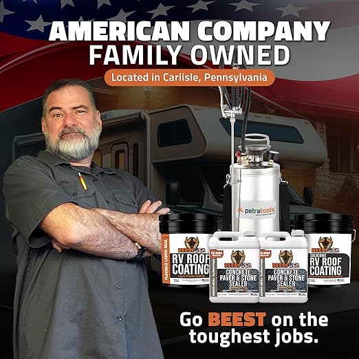 Paver Sealer - 8600 Wet Look (Medium Gloss) - 1 Gallon Covers up to 175-250 sq ft (2 Coats)| Concrete Sealer Outdoor - Color Enhancing Acrylic Sealant for Stones, Patios, Pavers, Bricks & Driveways