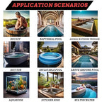 1500W Bathtub 316SS Immersion Water Heater with Temp Control & GFCI – Submersible Electric Heater for Hot Tub, Spa, Bucket, Baptistry, Above-Ground Pool, Inflatable Pool and Swimming Pool