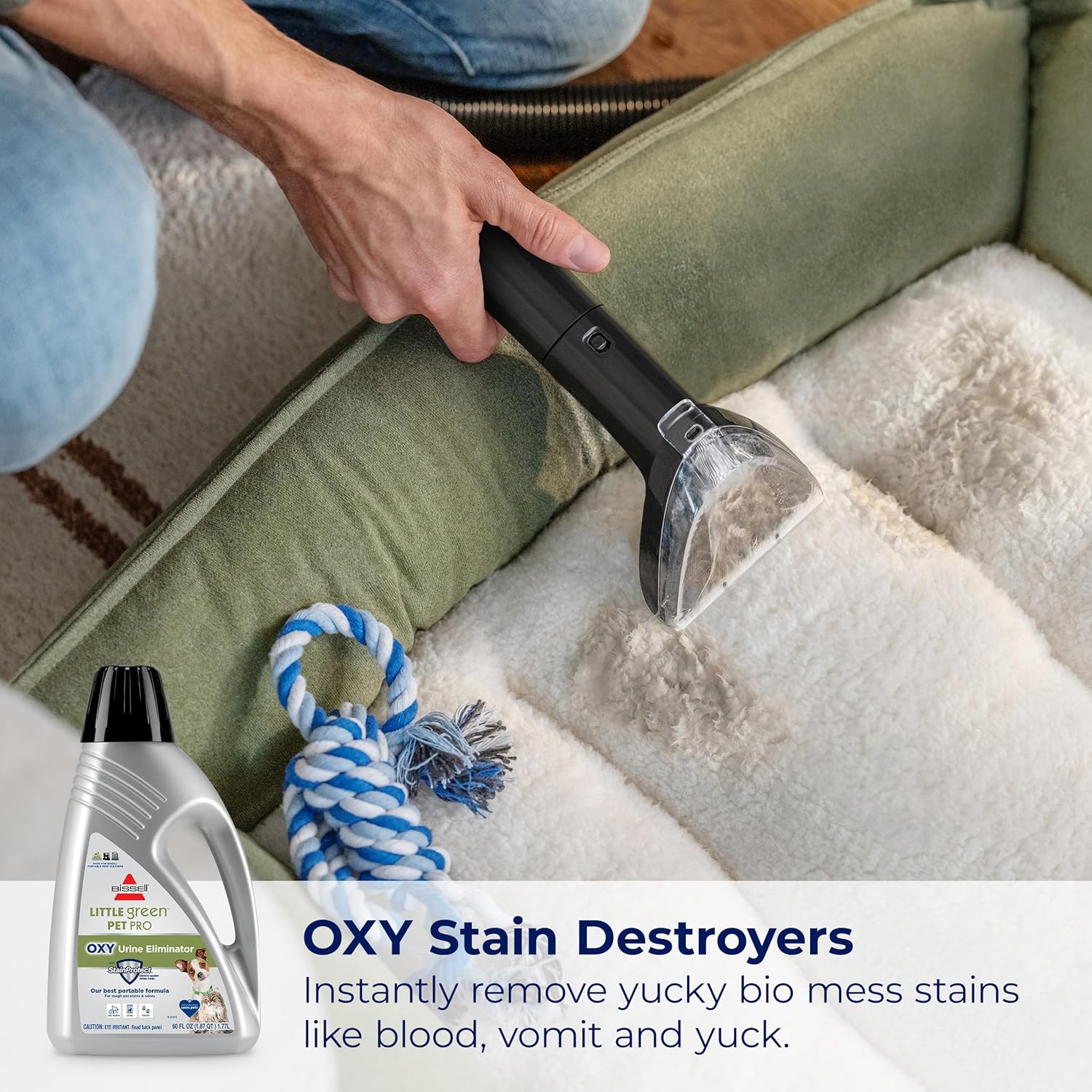 BISSELL® Little Green™ PET-PRO-OXY Formula for Portable Carpet Cleaners, 60 oz, 2034F