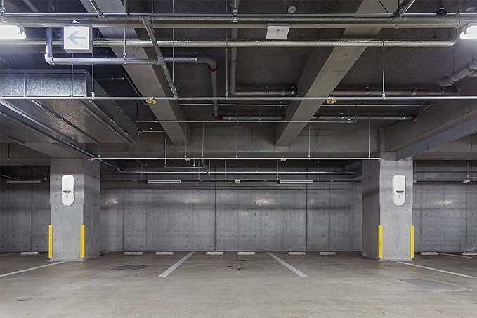 PRO&Family Fire Extinguisher Cabinet Fire Extinguisher Box Outdoor Fire Cabinet Mounted Fire Extinguisher Cabinet Fire Extinguisher Cover(15, White with Clear Pull-Cover, 10 lb)